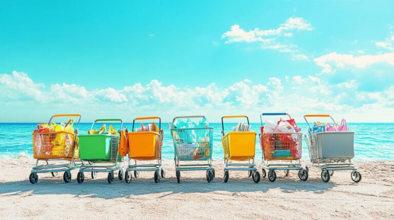 Les accessoires indispensables de votre chariot de plage : notre selection